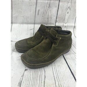 Groundhog Nara Ankle Boots Pull On Green 38